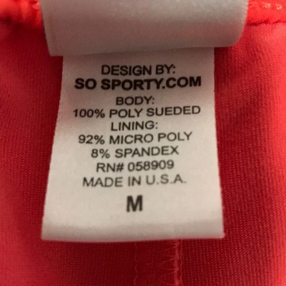 Kinesis lined orange and aqua running shorts - Picture 5 of 5